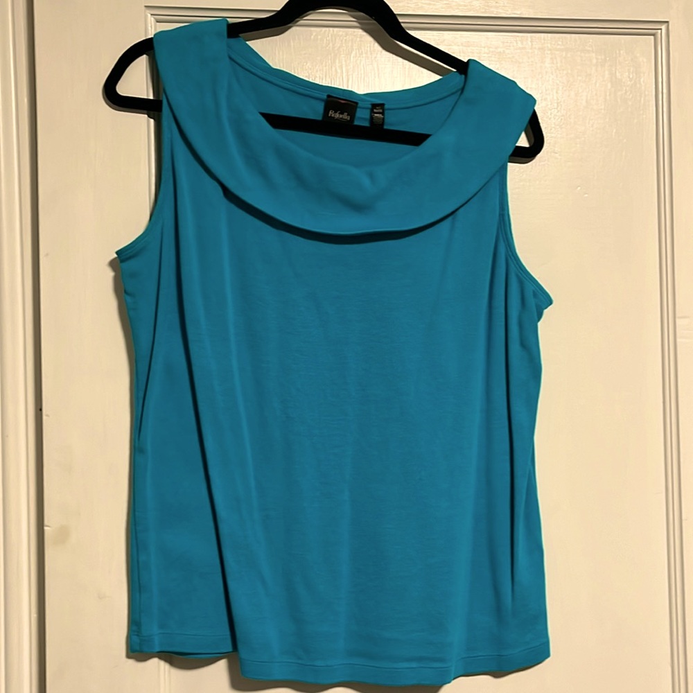 Turquoise XL sleeveless top